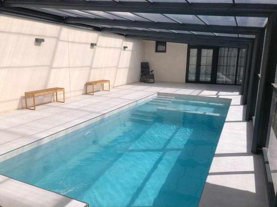 Alojamiento El Pez Casa Con Piscina Climatizada Villafranca de los Caballeros Exterior photo